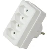 Logilink LPS220, Sisätila, Valkoinen, RoHS, 4 AC-pistorasia(a), 250 V, 2300 W