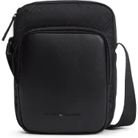 Tommy Hilfiger Th Nylon Jaquard Mini Reporter - Black - ONE SIZE
