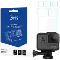 3MK Gopro Hero 5/6/7 Näytönsuoja Ja Linssinsuoja 3mk Hybrid Glass 3i Transparent
