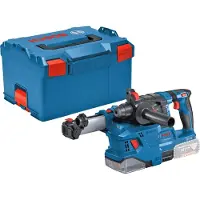 Bosch Poravasara GBH 18V-22 + pölynpoisto GDE18V-12, ilman akkua ja laturia, L-BOXX