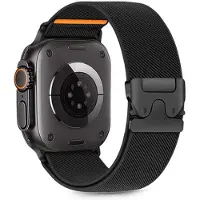 TechProtection TECH-PROTECT NYLON CLASP APPLE WATCH 6 / 7 / 8 / 9 / 10 / SE / ULTRA 1 / 2 (44 / 45 / 46 / 49 MM) BLACK