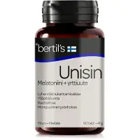 Bertils Unisin (L-teaniini, Kärsimyskukka & Sitruunamelissa) 90 tabl