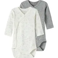 Name it Nbnbody 2P Ls Wrap Cloud Noos - Cream - 62