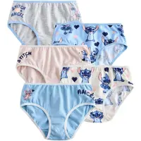Next Alushousut 'Lilo & Stitch' vaaleabeige / taivaansininen / meleerattu harmaa / puuteri