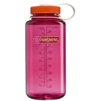 Nalgene Flaska 1L Wide Mouth Sustain (Color: Fuchsia Purple with Flame)