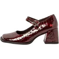 Art for woman. 117041267003_008 Leather Shoes 1704 Verona burgundy (38), 5 to 8 cm, Buckle, Casual, Classic