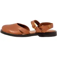 El naturalista for woman. 258741123005_023 Leather sandals N5874 Arenisca brown (41), Flat, Buckle, Casual