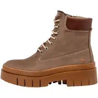 Art for woman. 119671120003_020 Leather Ankle Boots 1967 Amberes brown (42), 1 to 3 cm, Zip, Casual