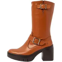 Art for woman. 1165711CB003_023 Leather boots 1657 brown (41), 3 to 5 cm, Zip, Casual