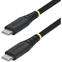 StarTech.com 2.0 USB-C -kaapeli, PD 60W, punottu, 2m, musta