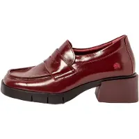 Art for woman. 112831267003_008 Leather Shoes 1283 burgundy Warsaw (41), Flat, None, Casual