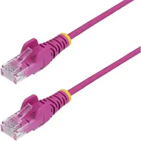 StarTech.com U/UTP Cat6 Slim laitekaapeli, LSZH, 0,5m, pinkki
