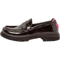 Art unisex. 119021101003_001 1902 Birmingham leather shoes black (45), 3 to 5 cm, None, Casual