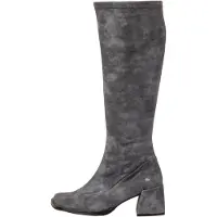 Art for woman. 117081118003_0B0 Leather Boots 1708 Verona blue (39), 3 to 5 cm, Zip, Casual