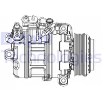 Delphi Kompressori, ilmastointilaite CS20547