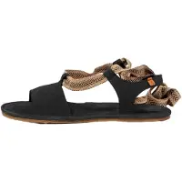 El naturalista for woman. 256851101005_001 Leather sandals N5685 Satya black (41), Flat, Laces, Casual