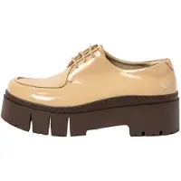 Art for woman. 1176411KH003_082 Leather Shoes 1764 Leeds beige (39), 3 to 5 cm, Laces, Casual