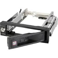 Raidsonic technology – IB-168SK-B, 13,3 cm (5.25"), Liitinpaneeli, Musta, 3.5", SATA, SATA II, SATA III, Muovi, Ruostumaton teräs