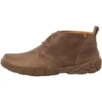 El naturalista for man. 256181LY0005_020 Leather ankle boots N5618 Arizona beige (40), Brown, Flat, Laces, Casual