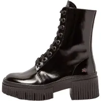 Art for woman. 113751401003_001 Leather Ankle Boots 1375 York black (37), 3 to 5 cm, Zip, Casual