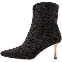 Neosens for woman. 3319611TQ003_001 Leather ankle boots S3196 black (41), 8 to 10 cm, Zip, Casual
