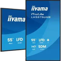 Iiyama – 55" 3840x2160 UHD IPS Haze 25% 500 (LH5575UHS-B2AG)