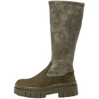 Art for woman. 119561222003_0G3 Boots 1956 Antwerp green (38), Leather, 3 to 5 cm, Zip, Casual