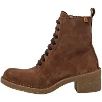 El naturalista for woman. 2566012FQ005_012 Brown leather ankle boots -heel height: 5,5cm (42), 5 to 8 cm, Casual