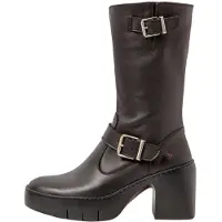 Art for woman. 116571101003_001 Leather boots 1657 black (41), 3 to 5 cm, Zip, Casual