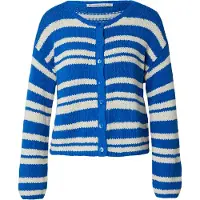 Abercrombie & Fitch Neuletakki laivastonsininen / valkoinen