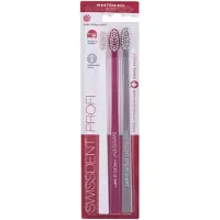 Swissdent Profi Whitening Toothbrush Trio (White/Pink/Grey)