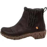 El naturalista for woman. 2NE234010005_001 Pleasant leather ankle boots black (40), 3 to 5 cm, None, Casual