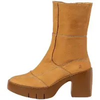 Art for woman. 1165912ZM003_024 Leather Boots 1659 Sofia brown (40), 5 to 8 cm, Zip, Casual