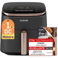Cosori Turbo Blaze CAF-DC602-KEUR, 6 l, 6 kg, 1725 W, airfryer, musta