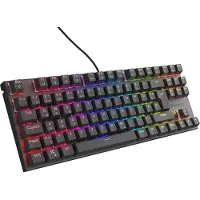 Genesis NKG-1886, Langallinen, USB, Mekaaninen, QWERTZ, RGB LED, Musta