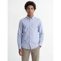 Jack & Jones Jjeoxford Shirt L/S Noos Jnr - Blue - 164