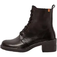 El naturalista for woman. 25660S301005_001 Leather ankle boots N5660S black (37), 1 to 3 cm, Zip, Casual