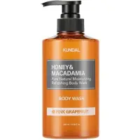 Kundal , Mielihyvä & Makadamia, Vartalo- pesu, Pink Grapefruit, 16.9 fl oz (500 ml)