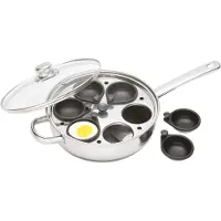 Kitchencraft Uppomunakeitin 6 kananmunalle, tarttumaton pinnoite