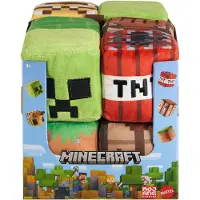 Mattel Pehmolelu MINECRAFT JGR74 lohkokuutio, erilaiset