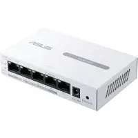Asus ExpertWiFi EBP15, 5-porttinen GbE hallittava PoE+ kytkin, 4x PoE+ 60W, valkoinen