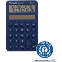 MAUL ECO MD1, Tasku, Perus, 10 lukua, 1 linjat, Aurinko, Sininen (7275034)