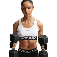Nike Urheilurintaliivit Dri-fit Tt Light Support - Valkoinen/musta Nainen, koko Large