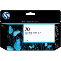 HP 70 Mustepatruuna vaalea cyan Pigment
