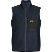 Lundhags Flok Wool Ms Pile Vest, välikerros, miesten, sininen