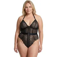 Nortie Moments Carmen Haaraton Body - Black - Plus size