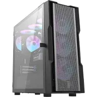 Darkflash DK431 Mesh computer case (black) + 4 ARGB fans