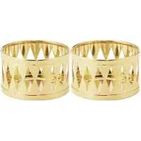 Georg Jensen - 2026 Kynttilälyhty 3,8 cm 2 kpl Kulta