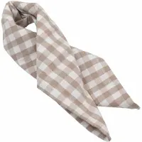 Sögne Home - Lautasliina 45x45 cm beige/valkoinen