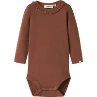 Name it Nbflayo Sup Ls Slim Body Solid Lil - Brown - 62